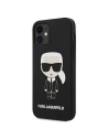 Wholesale Karl Lagerfeld KLHCP12SSLFKBK Apple iPhone 12 mini hardcase black Silicone Iconic - KLD473BLK - {ean13} - Hurt