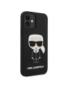 Wholesale Karl Lagerfeld KLHCP12SSLFKBK Apple iPhone 12 mini hardcase black Silicone Iconic - KLD473BLK - {ean13} - Hurt