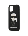 Wholesale Karl Lagerfeld KLHCP12SSLFKBK Apple iPhone 12 mini hardcase black Silicone Iconic - KLD473BLK - {ean13} - Hurt