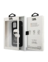 Wholesale Karl Lagerfeld KLHCP12SSLFKBK Apple iPhone 12 mini hardcase black Silicone Iconic - KLD473BLK - {ean13} - Hurt