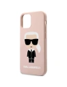 Hurtownia GSM - Etui Karl Lagerfeld KLHCP12SSLFKPI Apple iPhone 12 mini hardcase jasnoróżowy/light pink Silicone Iconic - KLD474PNK - {ean13} - Hurt