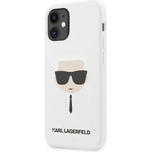 Hurtownia GSM - Etui Karl Lagerfeld KLHCP12SSLKHWH Apple iPhone 12 mini biały/white hardcase Silicone Karl`s Head - KLD475WHT - {ean13} - Hurt