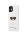 Hurtownia GSM - Etui Karl Lagerfeld KLHCP12SSLKHWH Apple iPhone 12 mini biały/white hardcase Silicone Karl`s Head - KLD475WHT - {ean13} - Hurt