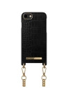 iDeal of Sweden Necklace Apple iPhone SE 2022/SE 2020/8/7 (Jet Black Croco)