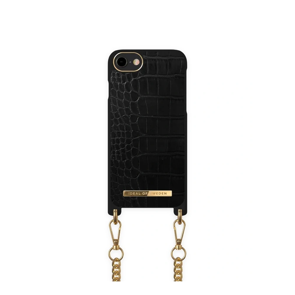 Hurtownia GSM - Etui iDeal of Sweden Necklace Apple iPhone SE 2022/SE 2020/8/7 (Jet Black Croco) - IDS411JETBLKCRO - {ean13} - Hurt