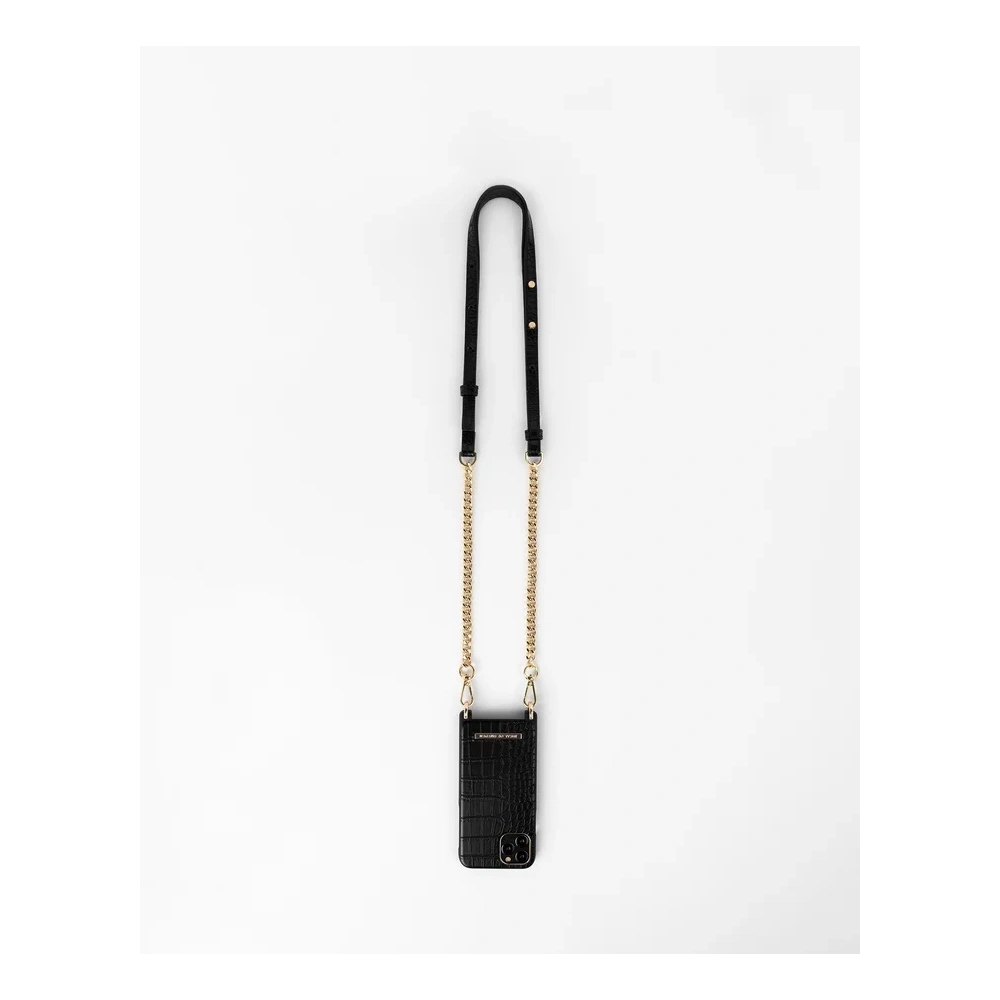Hurtownia GSM - Etui iDeal of Sweden Necklace Apple iPhone SE 2022/SE 2020/8/7 (Jet Black Croco) - IDS411JETBLKCRO - {ean13} - Hurt