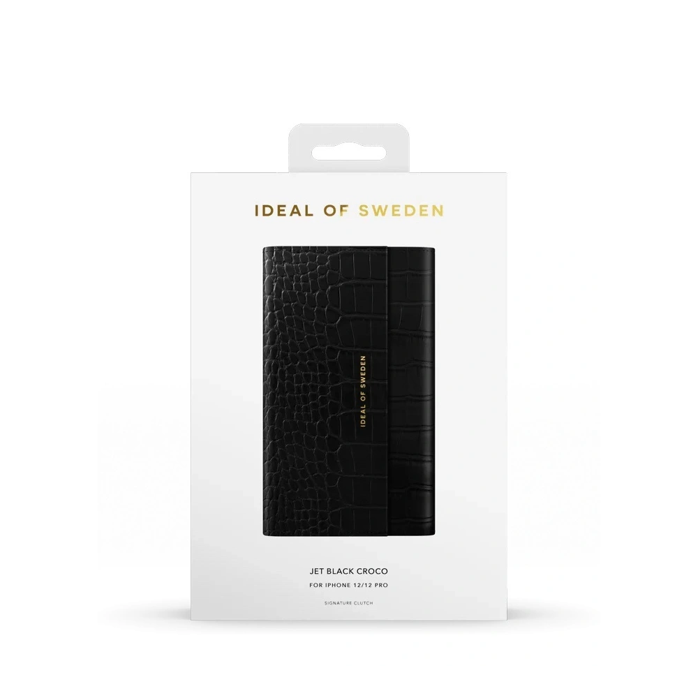 Wholesale iDeal of Sweden Clutch Apple iPhone 12/12 Pro (Jet Black Croco) - IDS403JETBLKCRO - {ean13} - Hurt