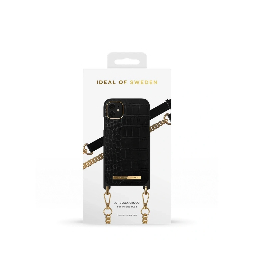 Hurtownia GSM - Etui iDeal of Sweden Necklace Apple iPhone 12/12 Pro (Jet Black Croco) - IDS410JETBLKCRO - {ean13} - Hurt