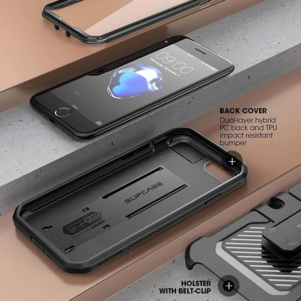 Wholesale Supcase Unicorn Beetle Pro Apple iPhone SE 2022/SE 2020/8/7 Black - SPC156BLK - {ean13} - Hurt