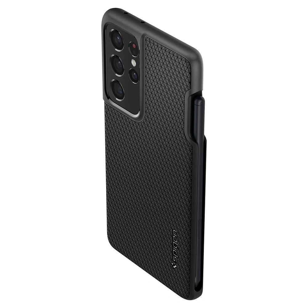 Hurtownia GSM - Etui Spigen Liquid Air Pen Samsung Galaxy S21 Ultra Matte Black - SPN1520BLK - {ean13} - Hurt