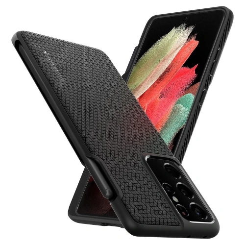 Etui Spigen Liquid Air Pen Samsung Galaxy S21 Ultra Matte Black