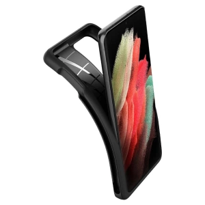 Hurtownia GSM - Etui Spigen Liquid Air Pen Samsung Galaxy S21 Ultra Matte Black - SPN1520BLK - {ean13} - Hurt