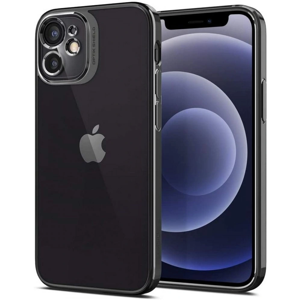 Wholesale Spigen Optik Crystal Apple iPhone 12 mini Chrome Grey - SPN1522GRY - {ean13} - Hurt