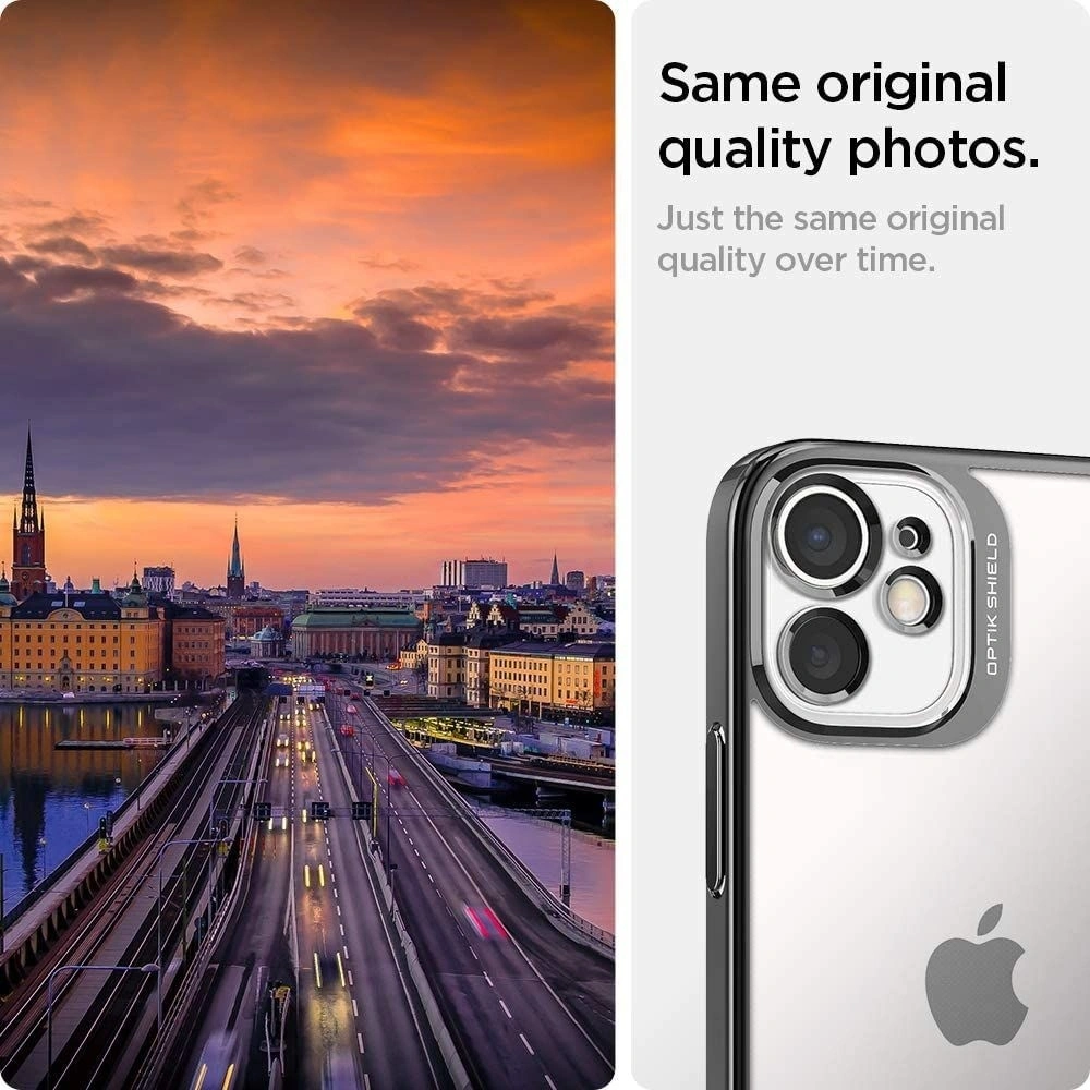 Wholesale Spigen Optik Crystal Apple iPhone 12 mini Chrome Grey - SPN1522GRY - {ean13} - Hurt