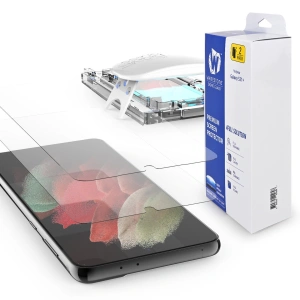 Hurtownia GSM - Szkło hartowane z klejem UV Whitestone Dome Glass Samsung Galaxy S21+ Plus [2 PACK] - WSD046 - {ean13} - Hurt