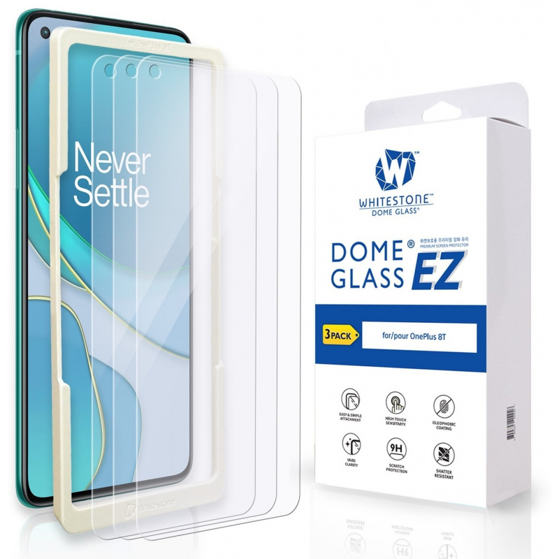 Whitestone Dome Distributor - 8809365404674 - WSD050 - Whitestone EZ Glass OnePlus 8T [3 PACK] - B2B homescreen