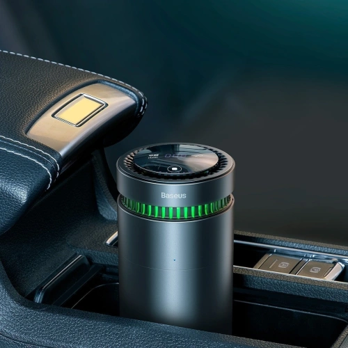 Samochodowy oczyszczacz powietrza Baseus, ze wskaźnikiem formaldehydu (czarny)