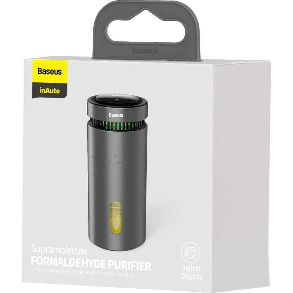 Wholesale Baseus car air purifier, with formaldehyde indicator (black) - BSU2049BLK - {ean13} - Hurt