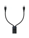 Wholesale Baseus Flash Series 2-in-1 Cable Type-c to 2x Type-C, 100W, 1.5m Black - BSU2050BLK - {ean13} - Hurt