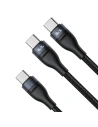 Hurtownia GSM - Kabel USB Baseus Flash Series 2w1 USB-C, 100W, 1.5m (czarny) - BSU2050BLK - {ean13} - Hurt