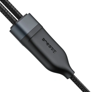 Hurtownia GSM - Kabel USB Baseus Flash Series 2w1 USB-C, 100W, 1.5m (czarny) - BSU2050BLK - {ean13} - Hurt