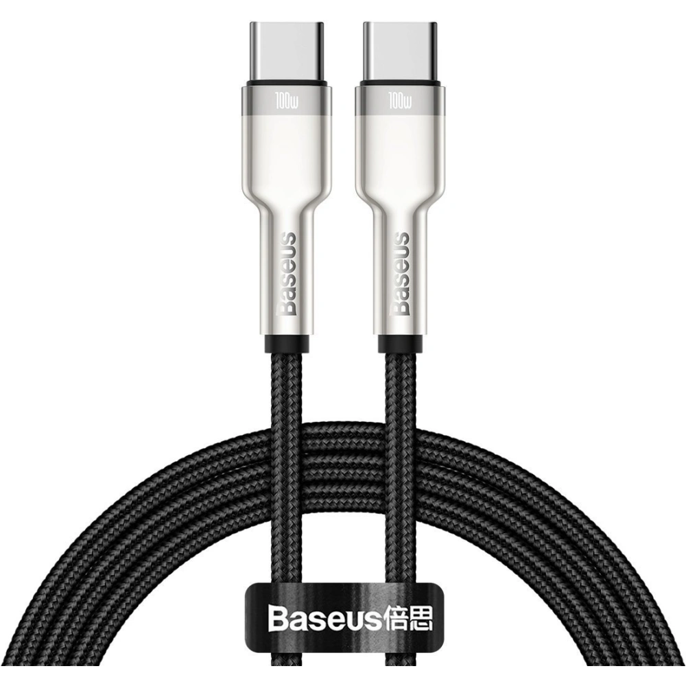 Wholesale Cable USB-C to USB-C Baseus Cafule, 100W, 1m (black) - BSU2052BLK - {ean13} - Hurt