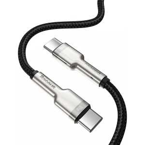 Kabel USB-C do USB-C Baseus Cafule, 100W, 1m (czarny)