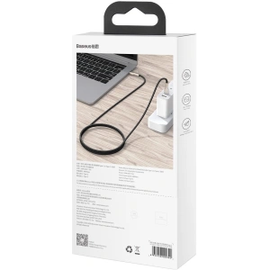 Cable USB-C to USB-C Baseus Cafule, 100W, 1m (black)