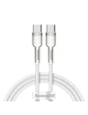 Cable USB-C to USB-C Baseus Cafule, 100W, 1m (white)
