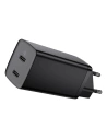 Baseus GaN Lite Quick Travel Charger C+C 65W EU (black)