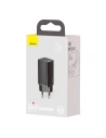 Wholesale Baseus GaN Lite Quick Travel Charger C+C 65W EU (black) - BSU2058BLK - {ean13} - Hurt