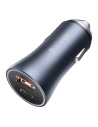 Hurtownia GSM - Ładowarka samochodowa Baseus Golden Contactor Pro, USB + USB-C, QC4.0+, PD, SCP, 40W (szara) - BSU2060GRY - {ean13} - Hurt