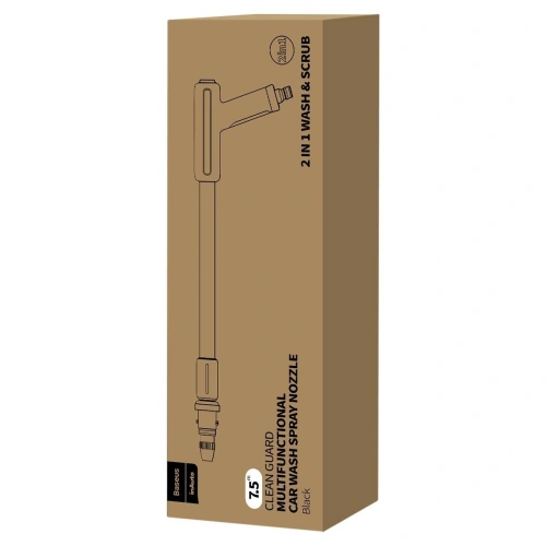 Wąż z dyszą ciśnieniową Baseus Clean Guard, 7,5m ze strumieniem wody