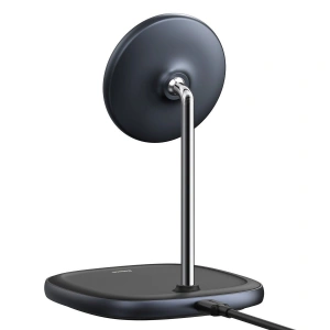 Wholesale Baseus Swan MagSafe Magnetic Stand with Wireless Charger for iPhone 12 (Black) - BSU2070BLK - {ean13} - Hurt