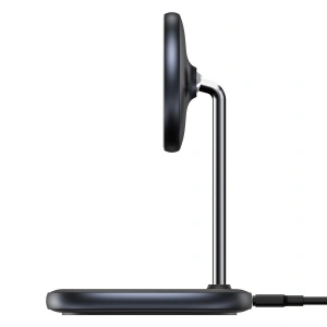 Wholesale Baseus Swan MagSafe Magnetic Stand with Wireless Charger for iPhone 12 (Black) - BSU2070BLK - {ean13} - Hurt