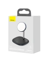 Hurtownia GSM - Stojak magnetyczny Baseus Swan MagSafe z ładowarką indukcyjną do Apple iPhone 12 (czarny) - BSU2070BLK - {ean13} - Hurt