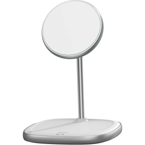 Wholesale Baseus Swan MagSafe Magnetic Stand with Wireless Charger for iPhone 12 (white) - BSU2071WHT - {ean13} - Hurt