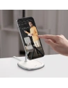 Hurtownia GSM - Stojak magnetyczny Baseus Swan MagSafe z ładowarką indukcyjną do Apple iPhone 12 (biały) - BSU2071WHT - {ean13} - Hurt