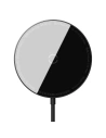 Wholesale Baseus Simple Mini magnetic induction wireless charger, MagSafe, 15W (black) - BSU2072BLK - {ean13} - Hurt