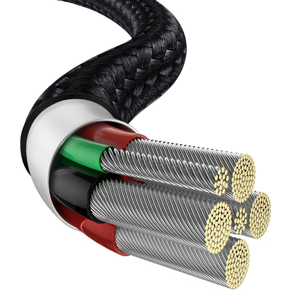 Wholesale Baseus Water Drop-shaped Cable USB to Type-C, LED, 66W, 6A, 2m (black) - BSU2074BLK - {ean13} - Hurt