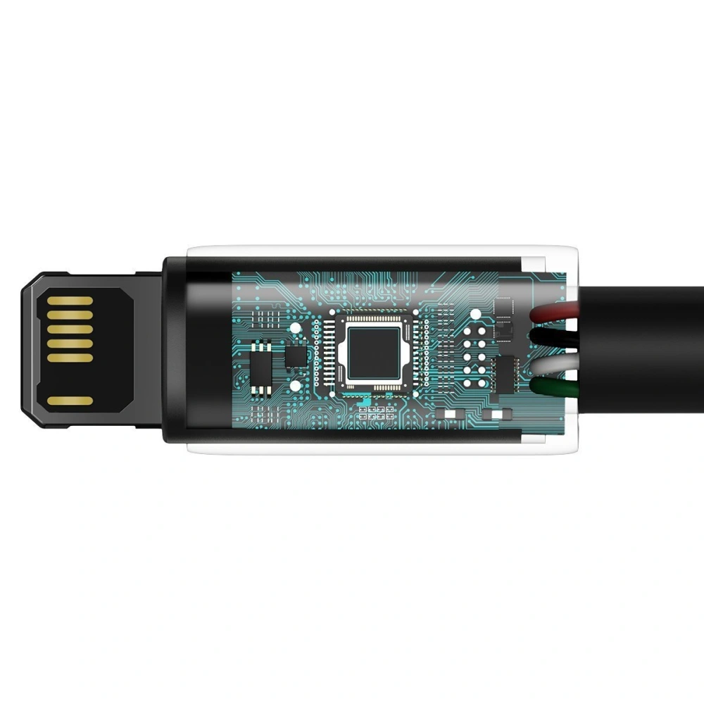Hurtownia GSM - Kabel USB do Lightning Baseus Tungsten Gold, 2.4A, 1m (czarny) - BSU2075BLK - {ean13} - Hurt