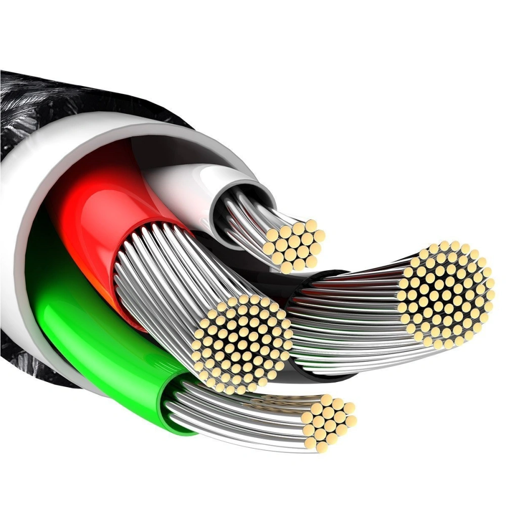 Wholesale Baseus Tungsten Gold Cable USB Lightning 2.4A 1m (black) - BSU2075BLK - {ean13} - Hurt