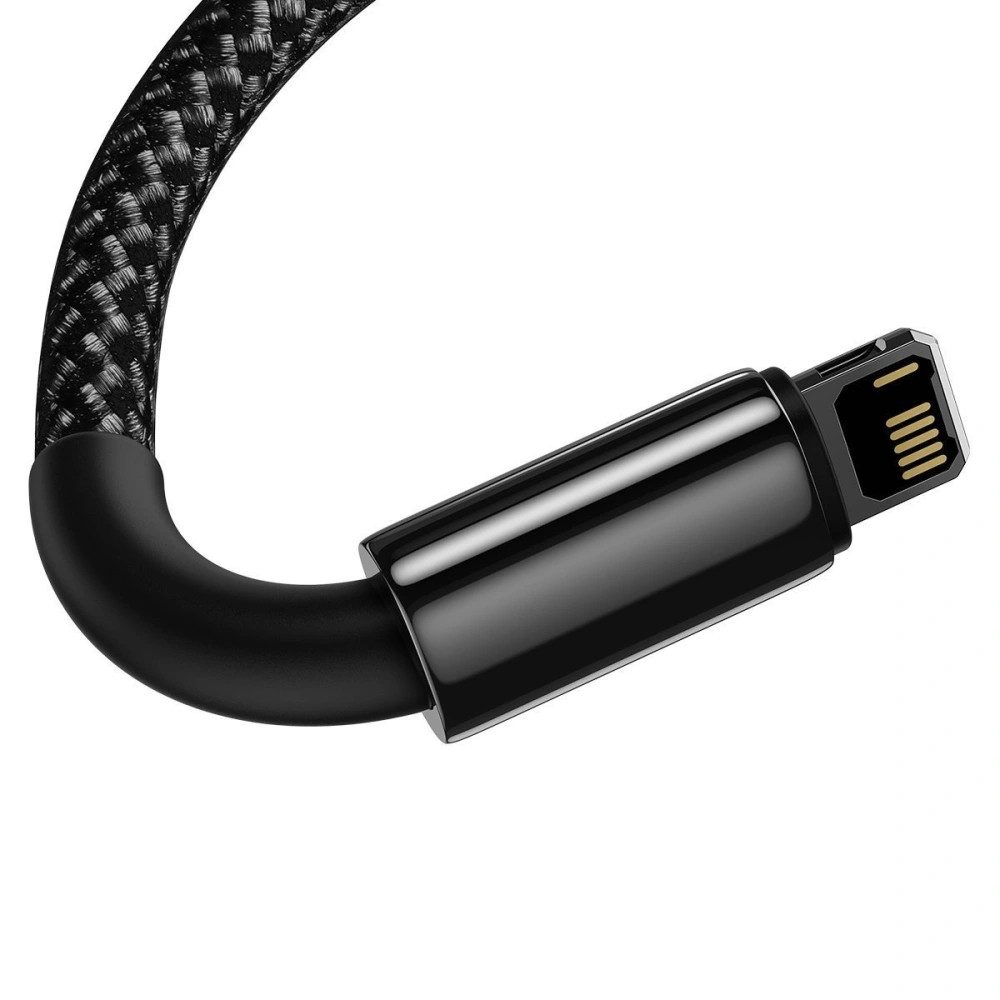 Hurtownia GSM - Kabel USB do Lightning Baseus Tungsten Gold, 2.4A, 1m (czarny) - BSU2075BLK - {ean13} - Hurt