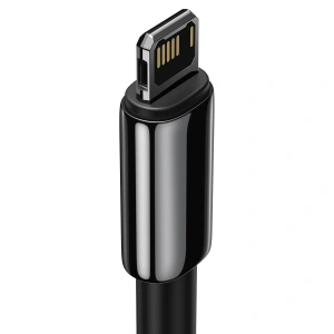 Hurtownia GSM - Kabel USB do Lightning Baseus Tungsten Gold, 2.4A, 2m (czarny) - BSU2076BLK - {ean13} - Hurt