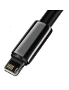 Hurtownia GSM - Kabel USB do Lightning Baseus Tungsten Gold, 2.4A, 2m (czarny) - BSU2076BLK - {ean13} - Hurt