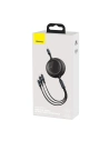 Wholesale Baseus Bright Mirror 3-in-1 cable USB For M+L+T 3.5A 1.2m Black - BSU2077BLK - {ean13} - Hurt