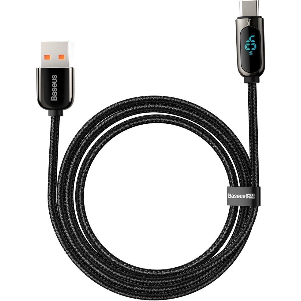 Hurtownia GSM - Kabel USB do USB-C Baseus Display, 5A, 40W, 1m (czarny) - BSU2078BLK - {ean13} - Hurt