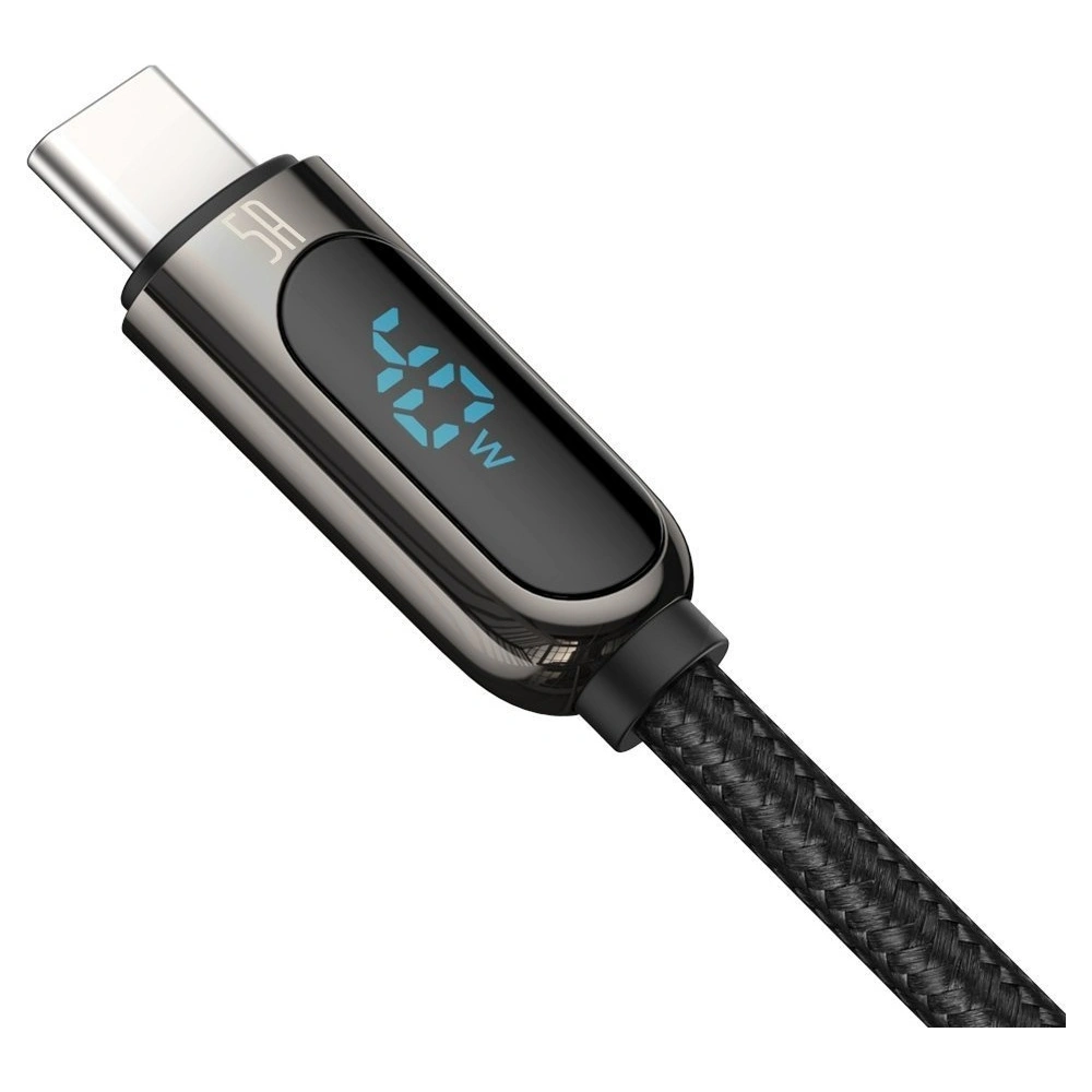 Wholesale Baseus Display Cable USB to Type-C 5A 40W 1m (black) - BSU2078BLK - {ean13} - Hurt