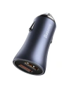 Wholesale Baseus Golden Contactor Pro car charger, 2x USB, QC SCP, 40W + cable USB to USB-C 1m (gray) - BSU2079BLK - {ean13} - Hurt