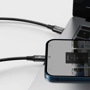 Kabel USB-C 3w1 Baseus Rapid Series, micro USB / Lightning / USB-C, 20W, 1,5m (czarny)